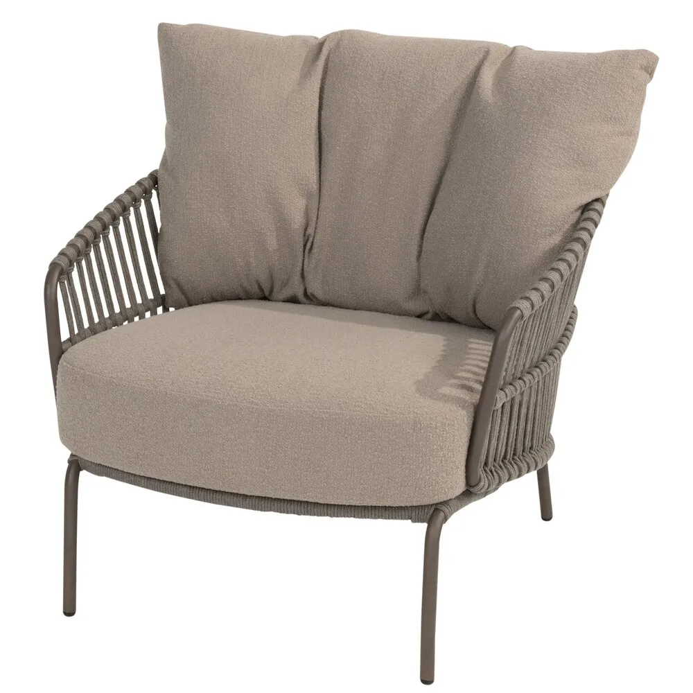 4 Seasons Outdoor Capalbio stoel bank loungeset 4 delig terre 4 Seasons Outdoor