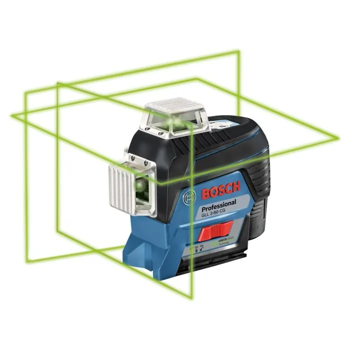 BOSCH GLL 380 CG LIJNLASER             GLL 380 CG, C&G, LASERRICHTBORD, UNIVER