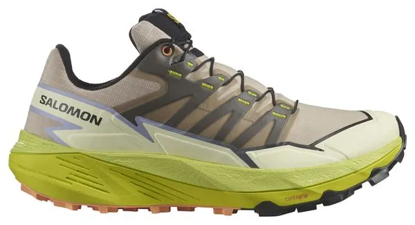 Dameshardloopschoenen Salomon Thundercross Beige Geel