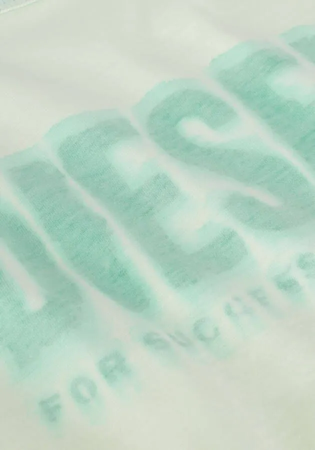 DIESEL JONGENS POLO'S & TSHIRTS TDIEGORE6 GROEN