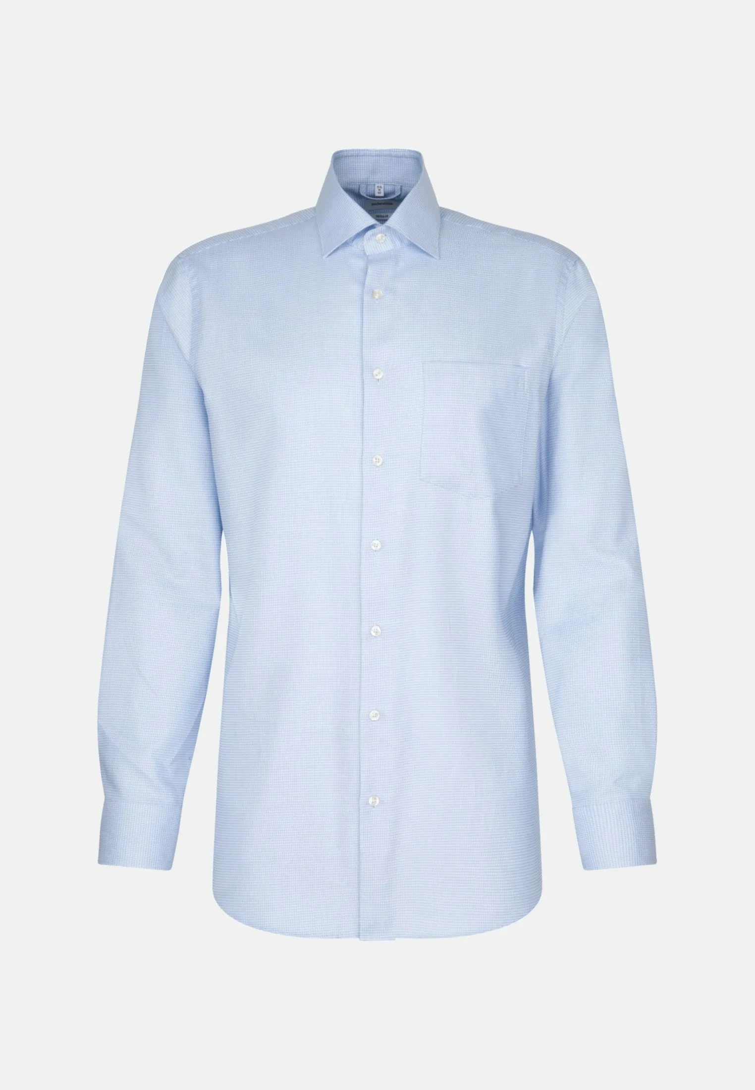 EASYIRON STRUKTUR BUSINESS OVERHEMD IN REGULAR WITH KENTKRAAG AND EXTRA LONG SLEEVE