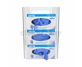 Houder Acryl voor 3 doosjes handschoenen