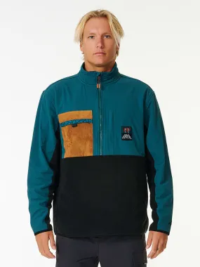 Hybride trui  "Anti-Series Journey" zwart/blauw