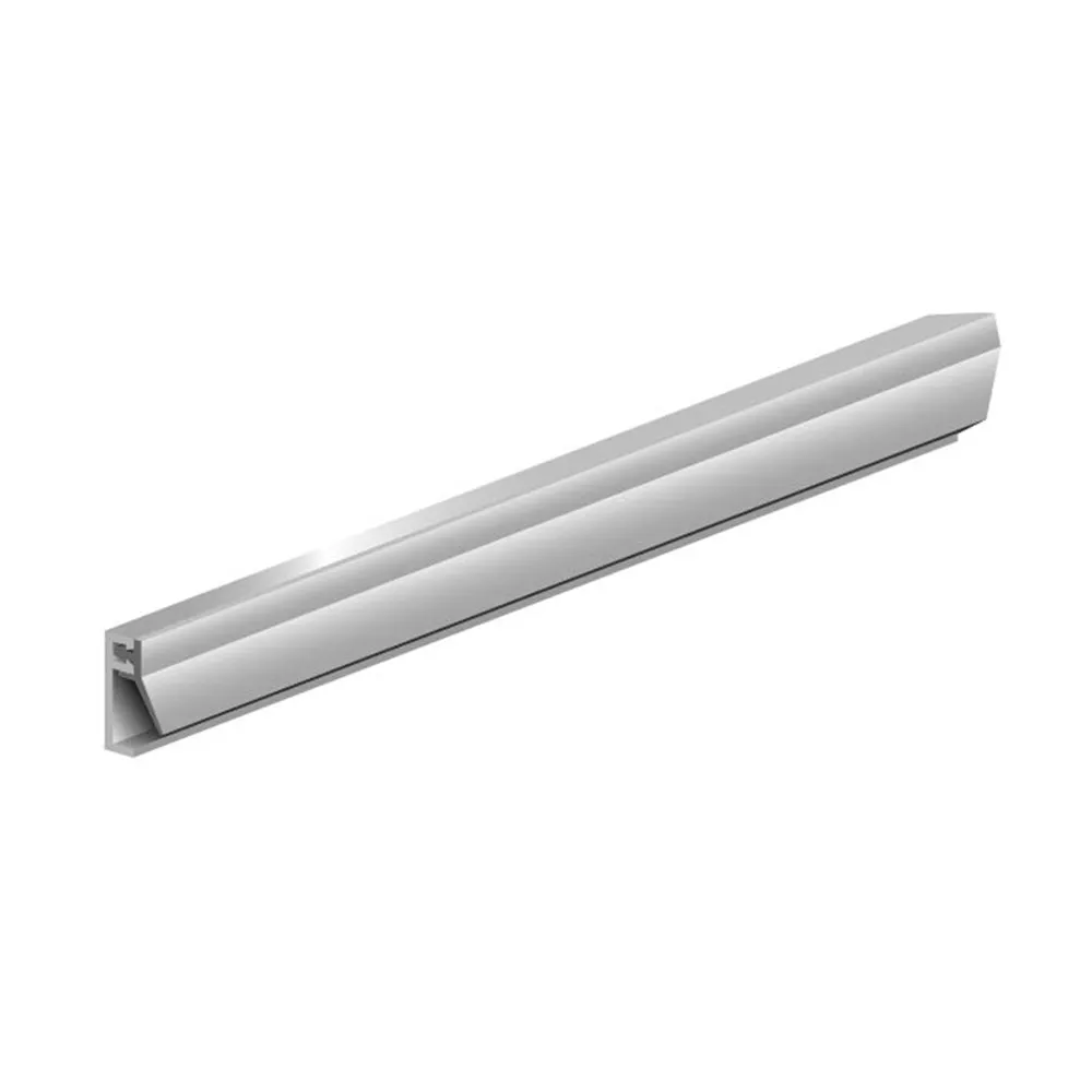 KELFORT TOCHTPROFIEL ALUMINIUM MET ZWART RUBBER AIB4N LENGTE: 300CM