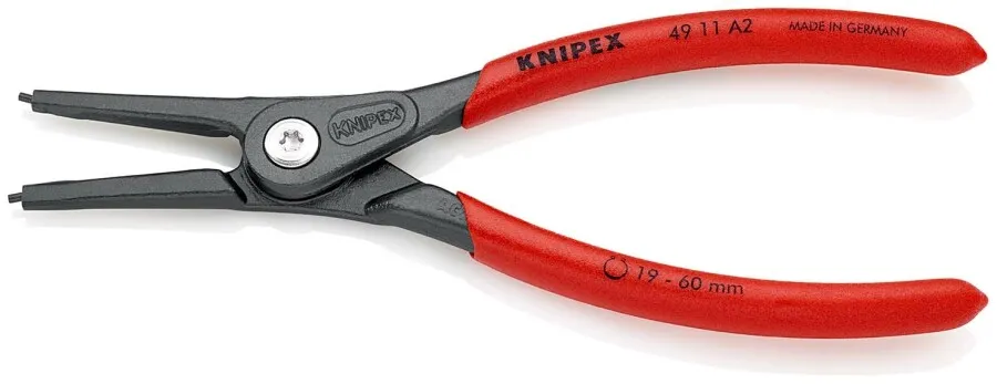 KNIPEX RECHTE BORGVEERTANG VOOR BUITENRINGEN OP ASSEN 1960 MM  TYPE 49 11 A2