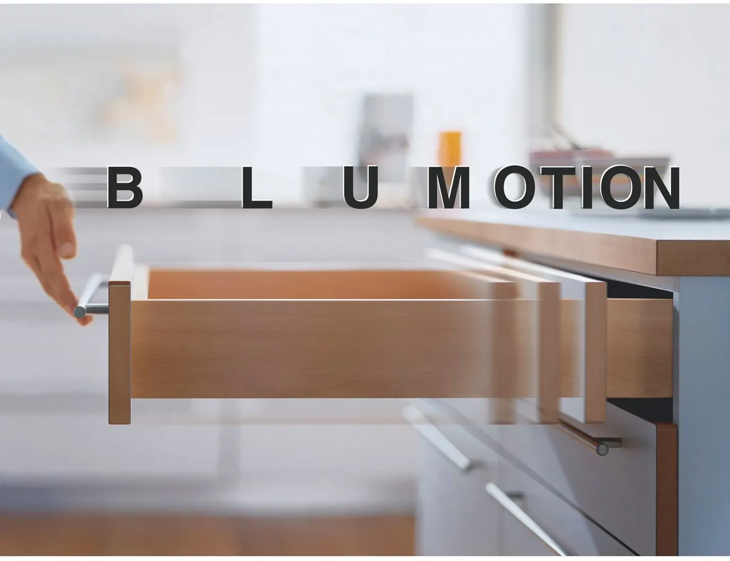 LADEGELEIDER TANDEM+ BLUM CE blumotion* staal*max.30kg