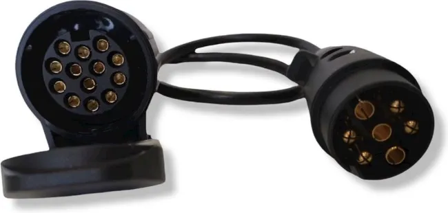 LB1109 LB TOOLS 12V ADAPTERKABEL 7POLIG NAAR 13POLIG  AANHANGWAGENADAPTER