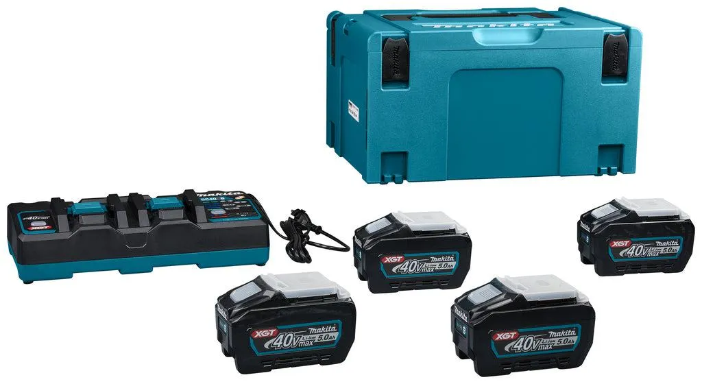 MAKITA ACCU STARTERSET XGT DC40RB 4XBL4050F  191U422