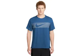 Nike Miler flash Dri-FIT blauw heren