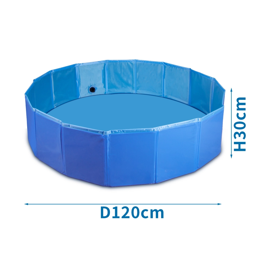 NOBLEZA  OPVOUWBAAR ZWEMBAD VOOR HONDEN DIAMETER 1,2 M