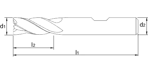 PHANTOM HSSE SCHACHTFREES‚ MEERSNIJDER, KORT‚ TYPE N, D1:Ø 13  L2: 26  L1: 83  D2: Ø 12