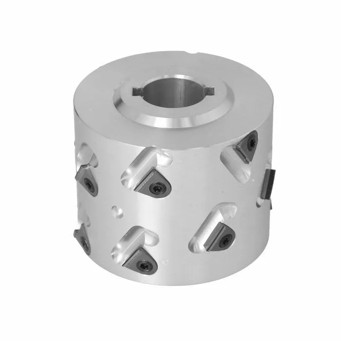 Premill DIA Cutter Heads with Replaceable Plates D=100 I=65 d=30+2CH Z=2+2 (14) a35° H=3 LH type B /