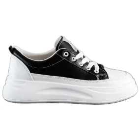 SHELOVET Mode-sneakers op het platform zwart