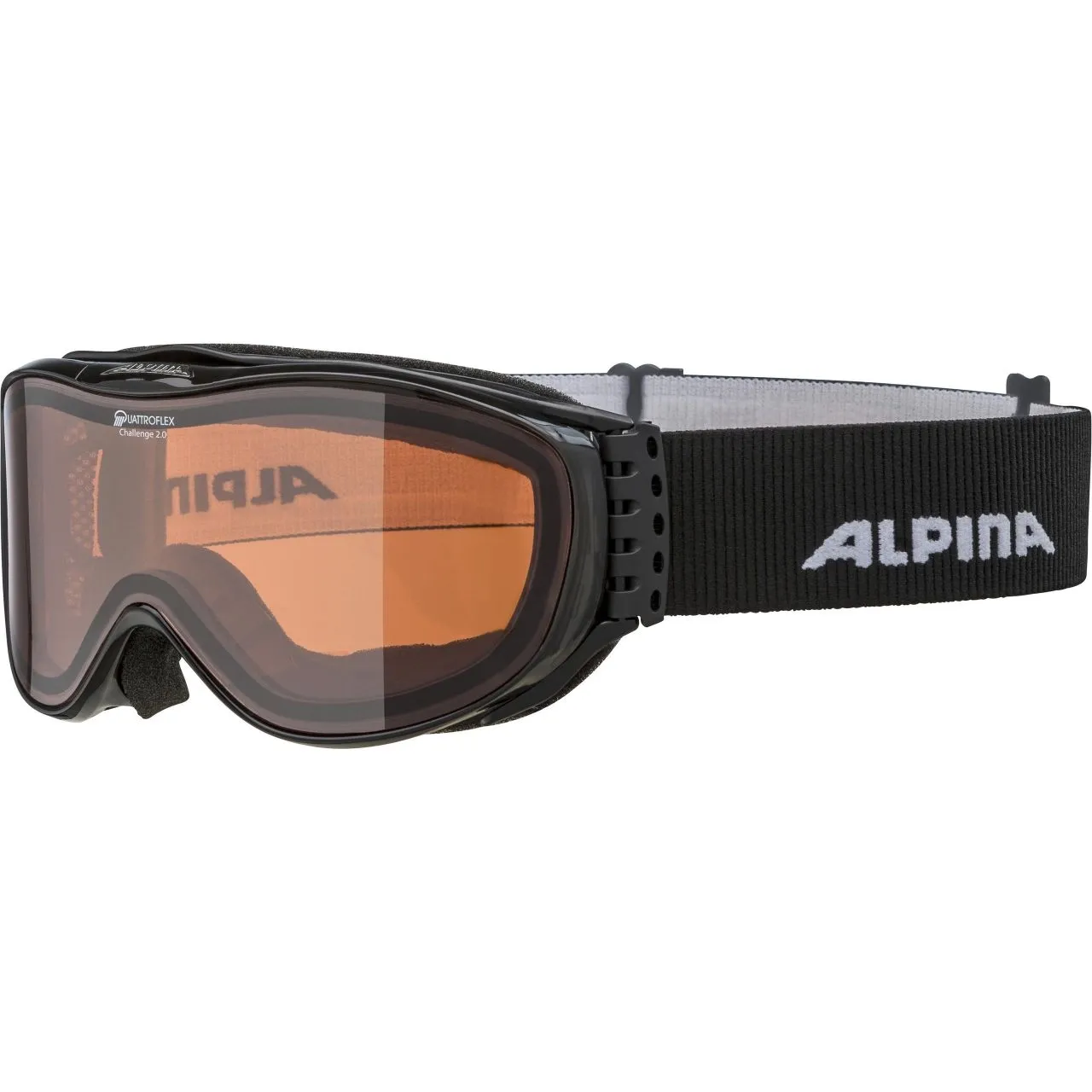 Skibril Alpina Challenge 2.0 Black Transparent / QH