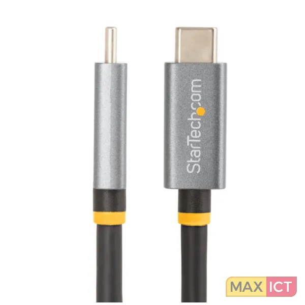 STARTECH .COM 1M USB4 KABEL, USBIF GECERTIFICEERDE USBC KABEL, 40 GBPS, USB TYPEC DATA TRANSFER KABEL, 100W POWER DELIVERY, 8