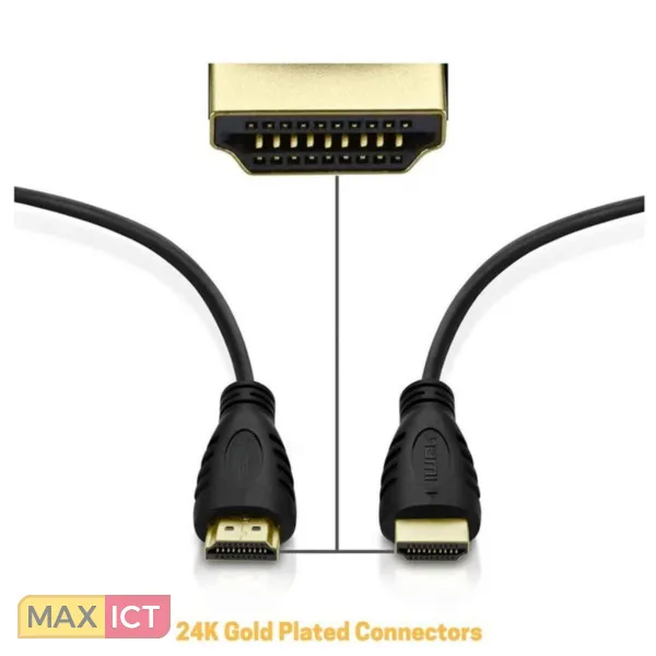 TECHLY TECHLY ICOC HDMI24060 HDMI KABEL 6 M HDMI TYPE A (STANDAARD) ZWART