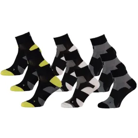 Xtreme Fietssokken Quarter 9-pack Multi Black    